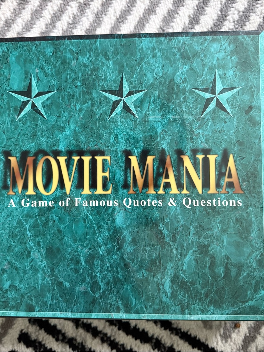 Movie Mania New Edition A Game of Famous Quotes and Questions Board Game- Sealed